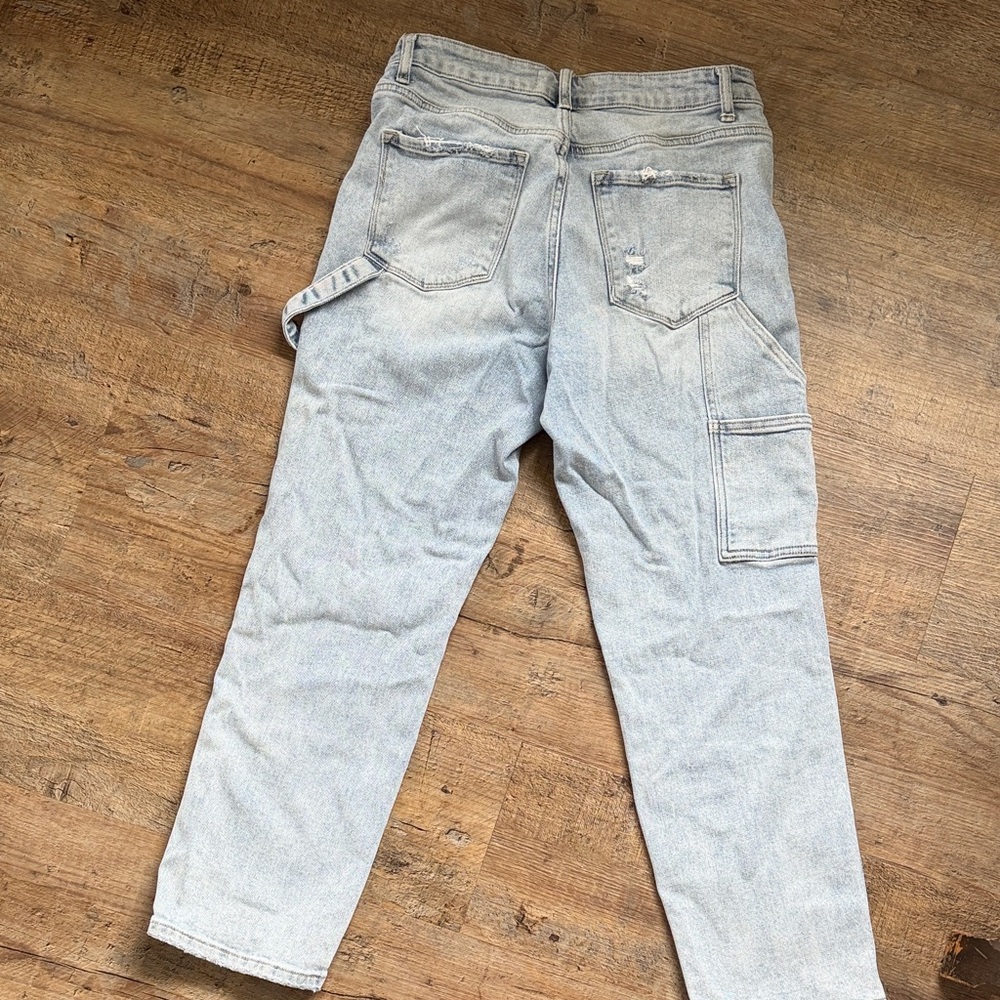 Veveret Women's Light Utility Style Straight Leg Jeans size 28 - Picture 1 of 10